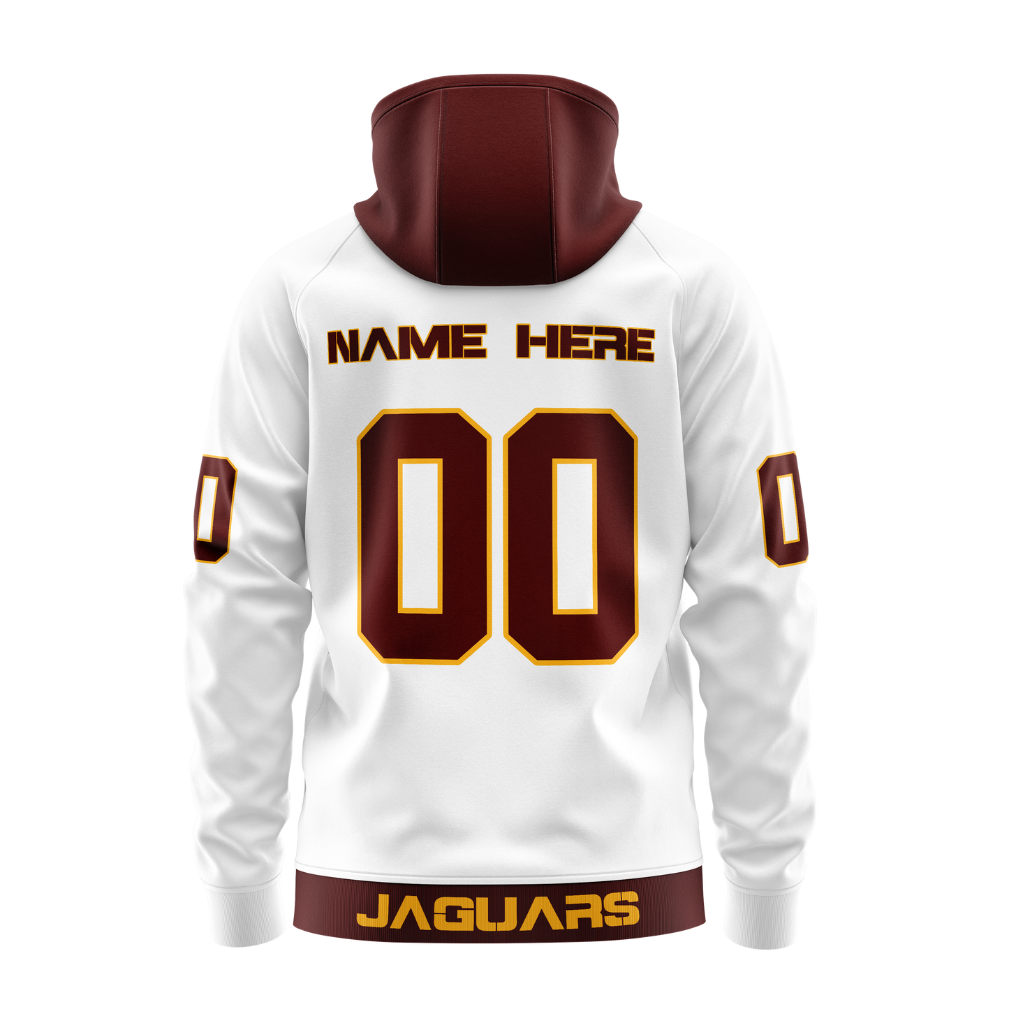 Princeton Jaguars Zip Up Hoodie White